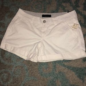 Aeropostale White Midi Shorts